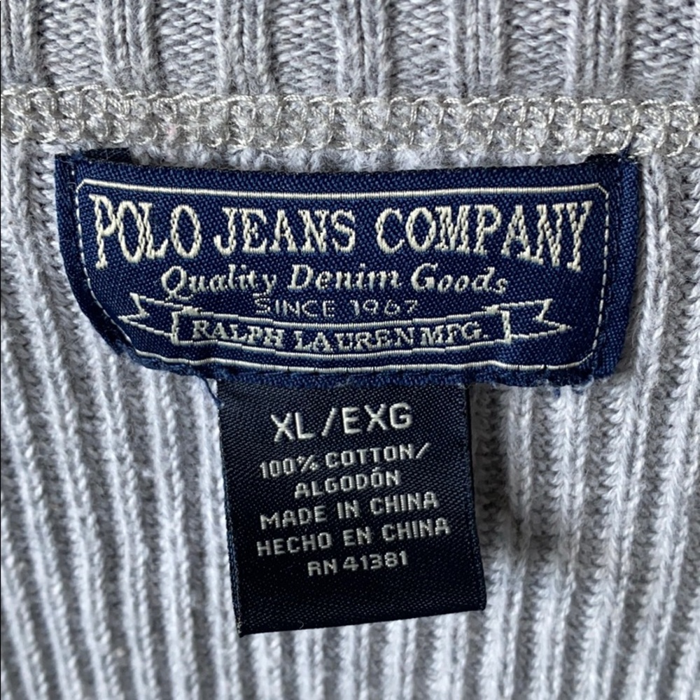 Polo Half Zip Sweatshirt